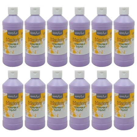 Handy Art Little Masters Tempera Paint, 16 oz., Light Purple, 12PK 201-738
